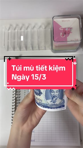 Túi mù tiết kiệm ngày 15/3 #viral #fyppppppppppppppppppppppp #nhatky #tietkiem #tuimu