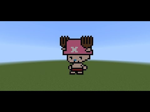TONY TONY CHOPPER PIXEL ART IN MINECRAFT!