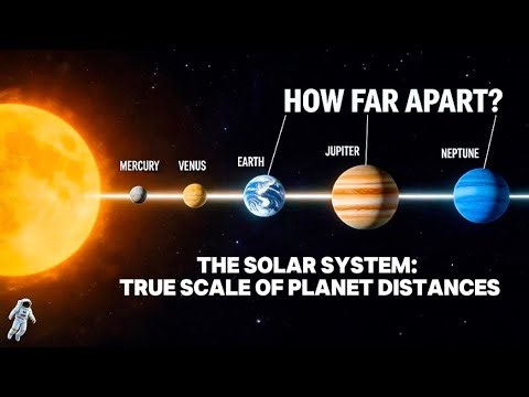 The Solar System: True Scale of Planet Distances (You Won’t Believe How Far Apart They Are)