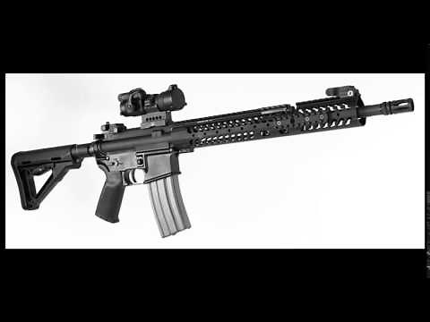 AR-15 Semi-Automatic Rifle Gun Fire (sound effect)