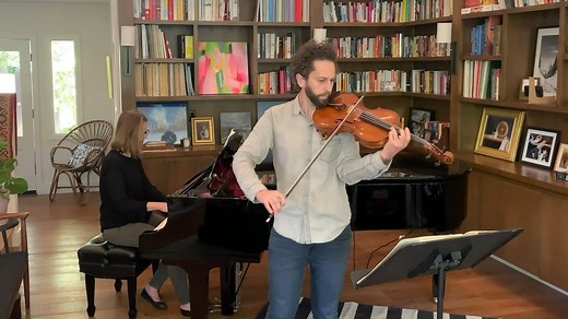 10K views · 379 reactions | In the latest LA Phil Home Recital, Assistant Principal Viola Ben Ullery and viola Dana Lawson perform Brahms’ Viola Sonata No. 1 in F minor Andante un poco Adagio – with Dana on piano – and Frank Bridge’s “Lament for Two Violas.” | LA Phil | Facebook