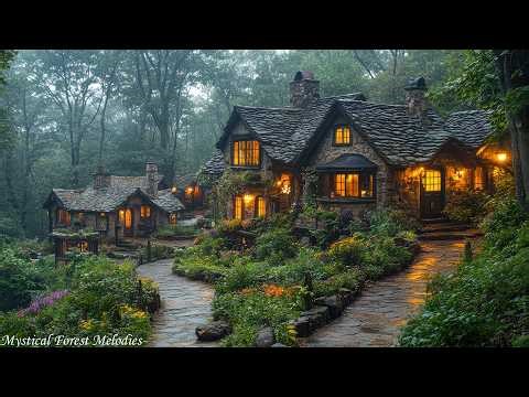 Enchanted Celtic Tunes Ambience – Magical Forest & Timeless Medieval Village for Relax, Study