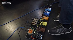 PAUL GILBERT shows off his fly rig, explains why he chooses his pedals, why he prefers vintage power drills, and much more. | Sweetwater