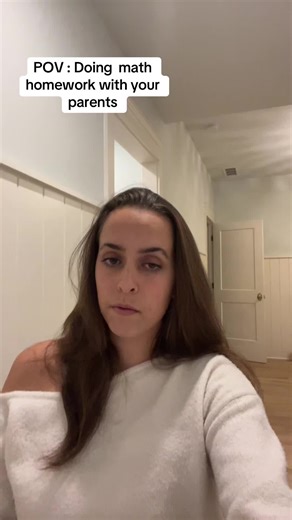 POV doing math homework with your parent’s #crystalclaire #mathwithdad #foryourpage #fyp #trending