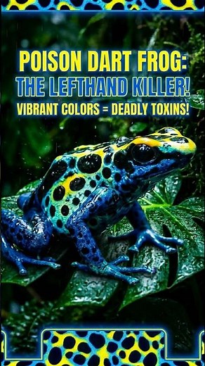 Poison Dart 🐸 very Dangerous Frog😳 #facts #trending #science #shortvideo #poison #toxins