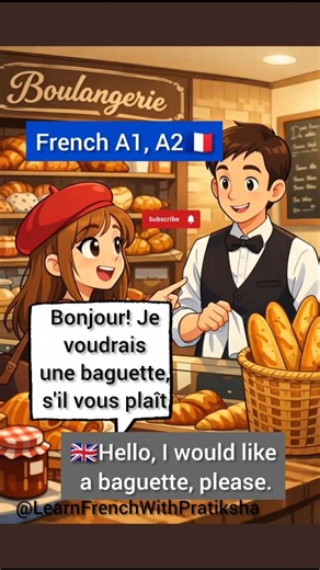 French Conversation at the Bakery 🇫🇷 | Speak French Like a Beginner