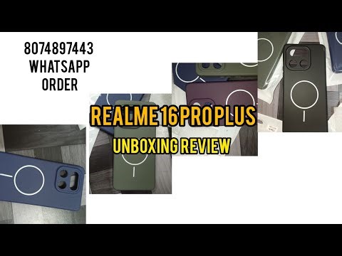 Realme 16 Pro Plus Unboxing Review | premiums back covers latest #mobilecover