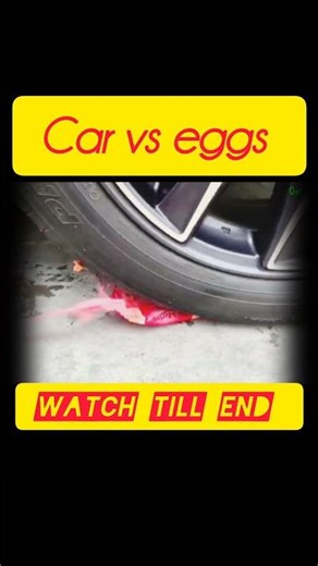 CAR VS EGGS carvs #satisfying #crunchy#shorts #crushing #asmr #crunchy