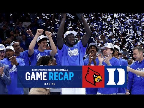 ACC Tournament Championship: Duke rallies back in 2nd half to win ACC Tournament | Game Recap