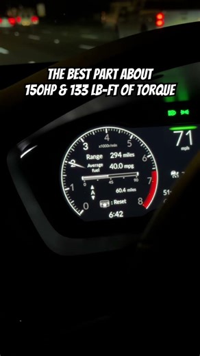 The best part about slow cars | 11th gen Honda Civic Sport #MPG #GasMileage #fuelefficiency