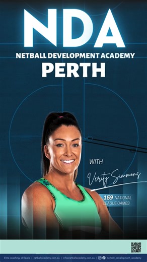 ✨ PERTH NETBALLERS - THIS ONE’S FOR YOU! ✨ Our Term 1 Academy is coming in hot and it’s bigger, better and more elite than ever 👀🔥 Coached by Verity Simmons alongside the very best coaches in Perth, this is your chance to train like a pro and take your game to the next level. 💥 6-week High Performance program 📍 Gold Netball Centre – Perth Speed. Skills. Smarts. Strength. Everything you need to dominate the season 💪✨ 🚨 Spots are LIMITED — don’t miss out! 👉 Register now and secure your plac