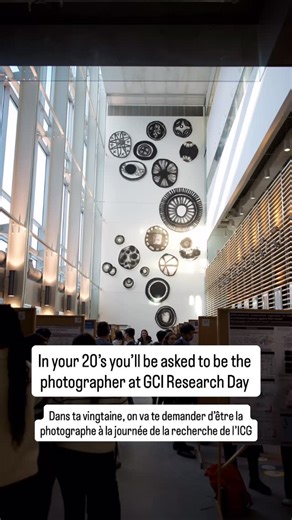 The Rosalind and Morris Goodman Cancer Institute on Instagram: "One of our trainees, @anne.blou got to be the photographer for this year’s Research Day. She captured the many presentations, posters and GCI trainees sharing their research with our community. Many thanks to the Research Day organizing committee, keynote speaker Nikhil Joshi, Ph.D., judges and volunteers who made this incredible day possible. Special thanks to our sponsors and supporters: @fondsrecherchequebec, Moderna, The Cole Fo