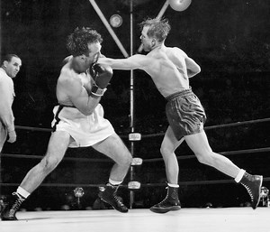 Zale vs Cerdan - Boxing Over Broadway