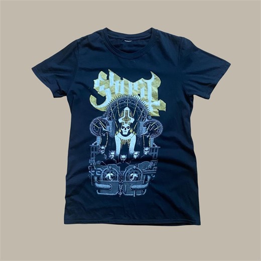 Ghost Band T-shirt Metropolis Graphic Papa Emeritus Nameless Ghouls Official Black Metal Rock Tee - Etsy