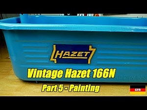 Vintage Hazet 166N Assistent Restoration - Part 5: Painting