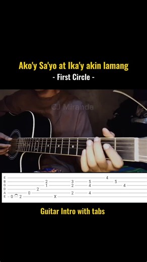 Ako'y Sa'yo at Ika'y Akin Lamang: Guitar Intro Tutorial