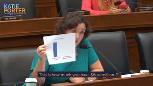 Wells Fargo owes 1.7 million consumers about $350 each for bogus fees on auto loans. In a hearing today, I explained what happened and called on CEO Charlie Scharf to make this right. WATCH (featuring a graph, a court filing, and even a movie reference) >> | Rep. Katie Porter