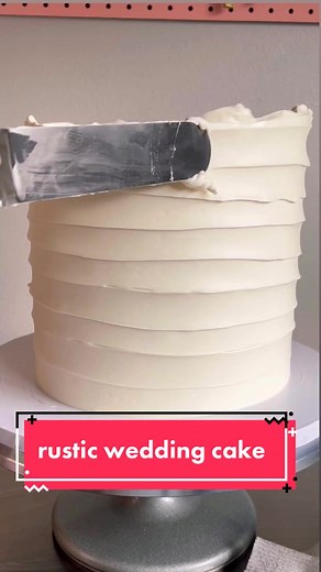 Mesmerizing Rustic Wedding Cake Design | Easy Technique