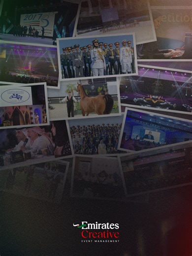 Behind every successful event is seamless planning and expert execution. From cultural festivals to corporate gatherings and sporting championships, Emirates Creative Event Management brings visions to life through professional event organization and end-to-end management. #EmiratesCreative #EventManagement #EventProduction #CorporateEvents #CulturalEvents #SportsEvents #ProfessionalExecution #UAEEvents