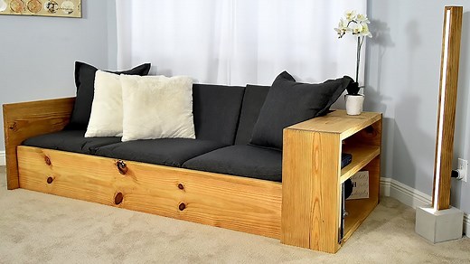 DIY sofa bed transformation - from couch to comfortable bed