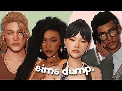 sim dump + let's chat about base game changes i NEED rn // the sims 4 speed cas + cc links