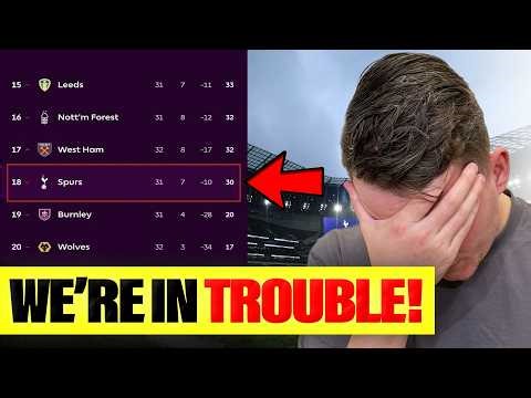 RELEGATION ALERT 🚨 Tottenham's Season Falling Apart