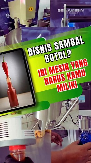 🌶🔥 USAHA SAMBAL BOTOL? TANPA MESIN INI, SIAP-SIAP TANGAN PEGEL & PELANGGAN KABUR! 🚀 Sobat SMI, kalau produksi sambalmu masih manual, siap-siap tenaga abis, hasil nggak konsisten, dan pelanggan kabur karena produksi lama! 🔥 Ini dia 5 mesin wajib buat usaha sambal makin cepat & laris: 🔪 Food Cutter: Ulek manual? Lupakan! Sekilo cabai halus dalam hitungan detik, bisa atur kasar/halus. 🍳 Cooking Mixer: Masak tanpa takut gosong, aduk otomatis, hasil fresh & konsisten! 🔒 Mesin Segel Induksi: Tu