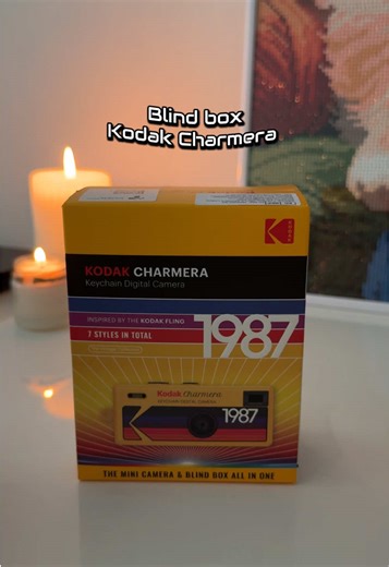 No results yet….I need an SD card 😗 #unboxing #kodakcharmera #kodak #retrocamera #blindbox