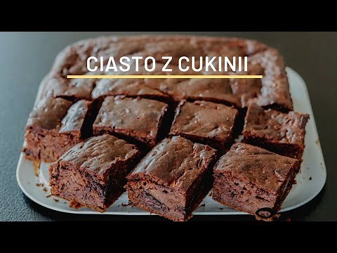 Ciasto z cukinii - mocno czekoladowe