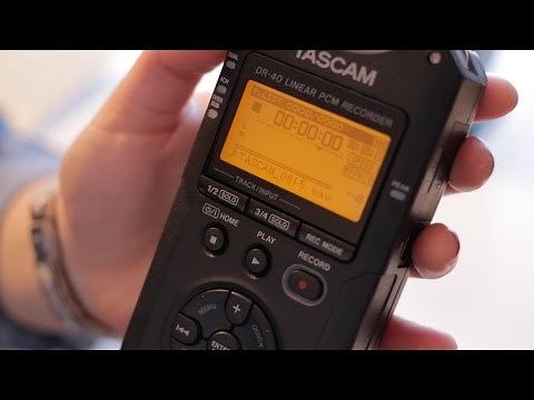 How to use the Tascam DR-40 | Basic Tutorial