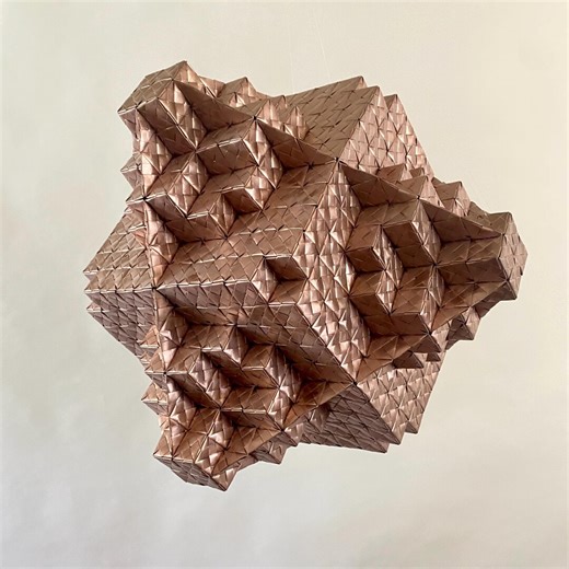 Origami Hanging Mobile Suspended Sculpture - Etsy