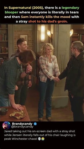 Sam RUINS The Most Emotional Scene! 😭 #supernatural #shorts