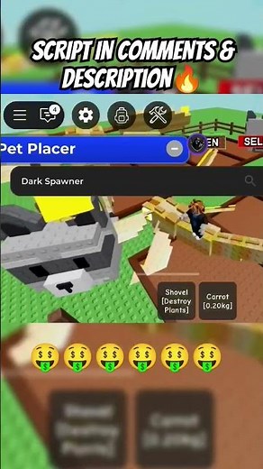 🔥NEW HOT SCRIPT PET SPAWNER FOR GROW A GARDEN DUPE AND PLACE😮#growagardenscript #robloxscripts #fyp