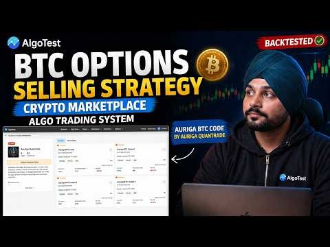Algo Trading Strategies for Bitcoin Options Selling | Backtest + Live Result
