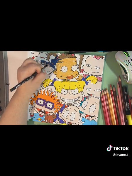 Rugrats: Nostalgic 90s Cartoon Coloring Fun