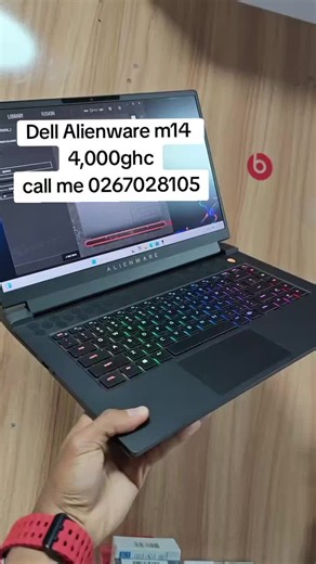 Dell Alienware m14 4,000ghc call me 0267028105 Dell Alienware X16 R2 Gaming Laptop - Intel Core Ultra 9-185H @2.30GHz (24MB cache, 16 cores, up to 5.10GHz), 32GB LPDDR5X RAM, 1TB M.2 PCle NVMe SSD, NVIDIA GeForce RTX 4080 12GB GDDR6 TGP 175W, 16-inch QHD 240Hz 3ms Display, Windows 11 Home, English US AlienFX RGB backlit per-key Alienware X Series keyboard, Webcam, Bluetooth, WiFi, 1080p at 30fps, FHD HDR RGB IR camera, 90Wh (6-cell) battery