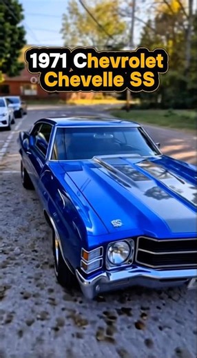 1971 Chevrolet Chevelle SS - The Blue Icon#1971ChevelleSS #ChevelleSS