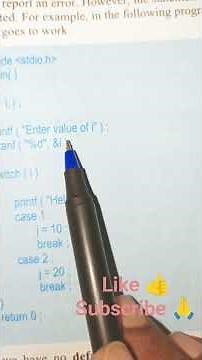 Using Switch Case in C++.