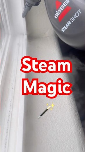 Powerful Steam Cleaning – Dirty Window Tracks Cleaned in Seconds!