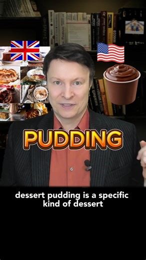 American or British? pudding? #englishvocabulary #englishtips | English with Steve Ford