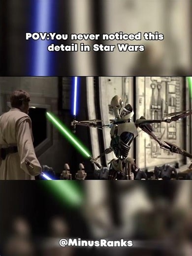 You never noticed this detail in Star Wars #lightsaber