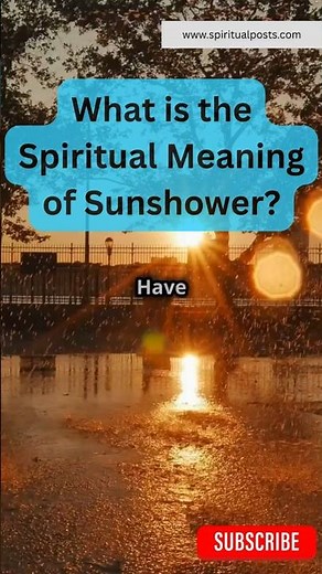 Sunshower Spiritual Meaning | Hidden Messages Behind Rain & Sunshine Together! #sunshower #shorts