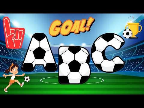 Ultimate ABC Song 🎶 Kids Learn Alphabet with Football Fun, Bright 3D Letters & Cute Cartoon Friends🌈
