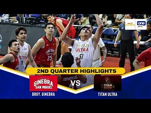 BRGY. GINEBRA vs. TITAN ULTRA | 2ND QUARTER HIGHLIGHTS | PBA SEASON 50 PHILIPPINE CUP | DEC. 21 2025