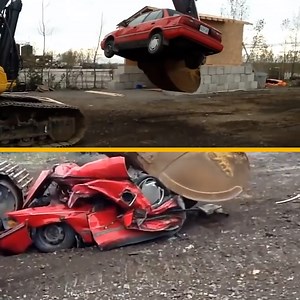 13K views · 128 reactions | Shredding Old Cars  #shred #shredder #cars #oldcars #vintage #restoration #recycle #viralreels #reels | Genius Cars Plus | Facebook