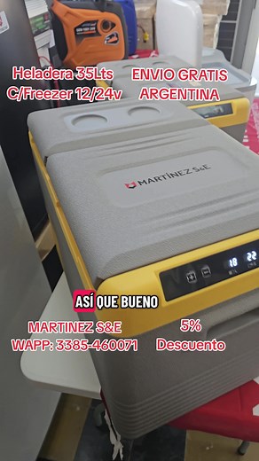 Heladera 35Lts con Freezer 12/24v - Envío Gratis