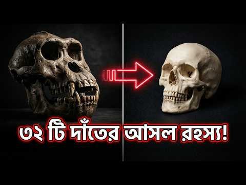 কেন আমাদের ঠিক ৩২টি দাঁতই থাকে? 🦷 Why 32 Teeth?