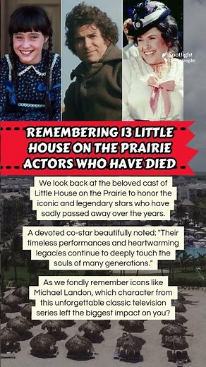 📺Little House Stars We Lost Too Soon!💔