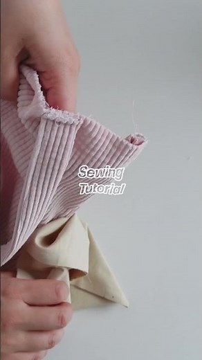 봄을 기다리며, 재봉틀로 핑크 미니 에코백 만들기🩷 mini eco bag sewing tutorial #소잉브이로그 #핸드메이드가방 #에코백만들기