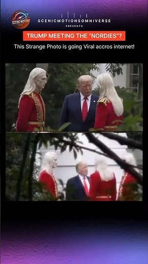 Trump With “Nordic Aliens”? Real Photo or AI Creation? 🤖👽